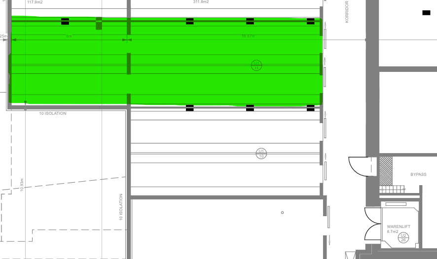 190 m2 klimakonstantes Lager