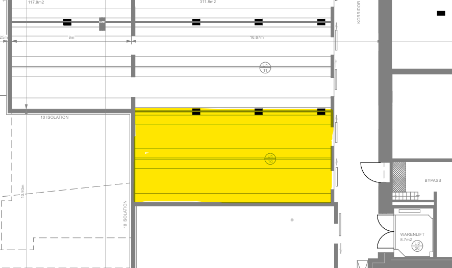 125 m2 klimakonstantes Lager